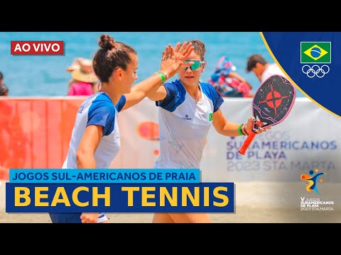 Jogos Sul-americanos de Praia Santa Marta - Dia 4 Beach Tennis semifinal e  final 