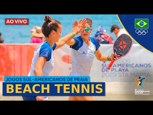 Jogos Sul-americanos de Praia Santa Marta - Dia 4 Beach Tennis semifinal e  final 