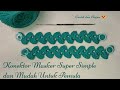 Konektor Masker Super Simple dan Mudah Untuk Pemula | Crochet Mask Connector for Beginner