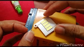 Cara Bikin lampu LED motor dari lampu bekas