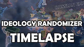 HOI4: Ideology Randomizer Timelapse AI Only