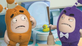Oddbods | Our Son Slick the Toilet Cleaner | Funny Cartoons For Kids