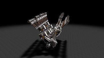 Crankshaft camshaft animation in Autodesk Inventor and Showcase