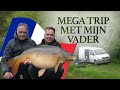 Karpervissen op Franse kanalen - Mega trip met mijn vader !