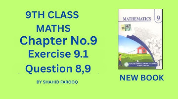 Class 9th Math New Book | Chapter 9 Exercise 9.1 Q8 & Q9 | Similar Figures