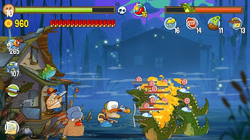 Swamp Attack - Hard Mode. Episode 7. Level 18 Gameplay Android walkthrough