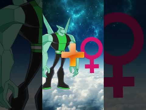 Ben 10 Aliens in Female mode ♀️ #ben10 #cartoon #femaleversionstatus #viral #shorts #short