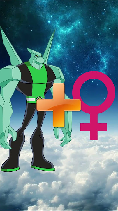 Ben 10 Aliens in Female mode ♀️ #ben10 #cartoon #femaleversionstatus #viral #shorts #short