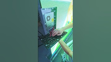 This LED module is missing a signal line #leddisplay #eagerled #ledvideowall #ledscreendisplay