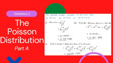 The Poisson Distribution Part A (Edexcel IAL S2 2.1)