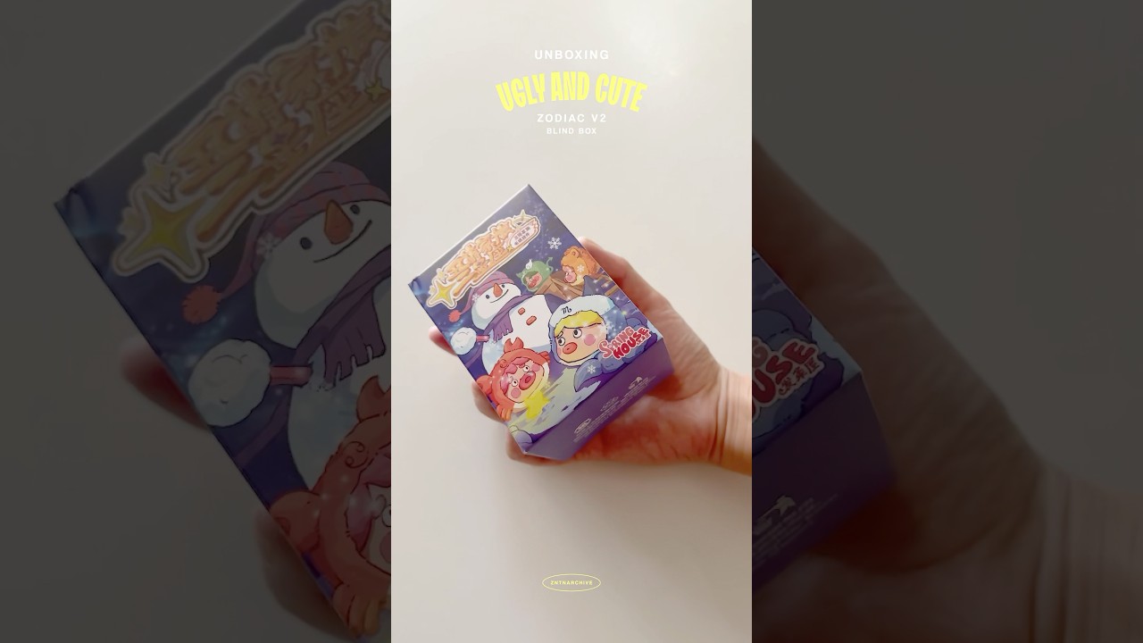 unboxing asmr blind box // ugly and cute zodiac v2