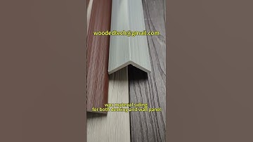 wpc material siding for both decking and wall panel #wpcmaterialsiding