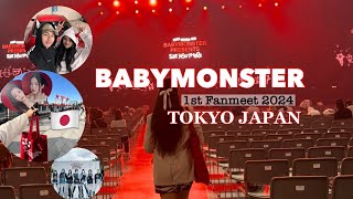 【vlog】 BABYMONSTER first fanmeet Tokyo Japan 2024