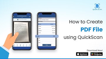 How to create PDF File using QuickScan