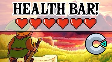 Add a Zelda Style Health Bar in Construct 3!