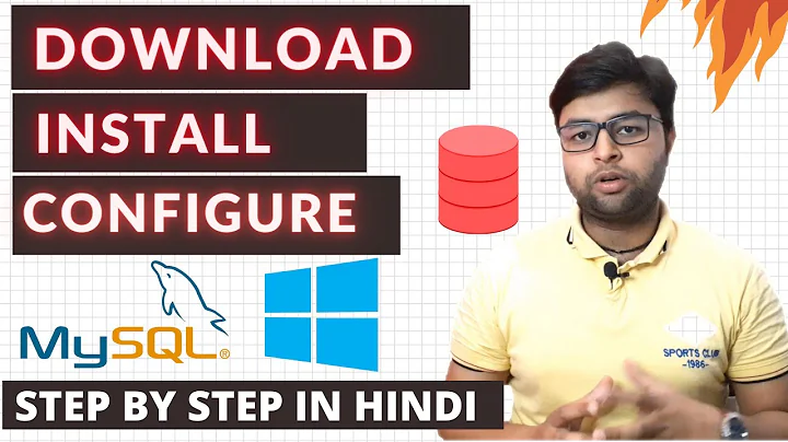 🔥How to Download , Install and Configure MYSQL Database in WINDOW 10 step by step in Hindi