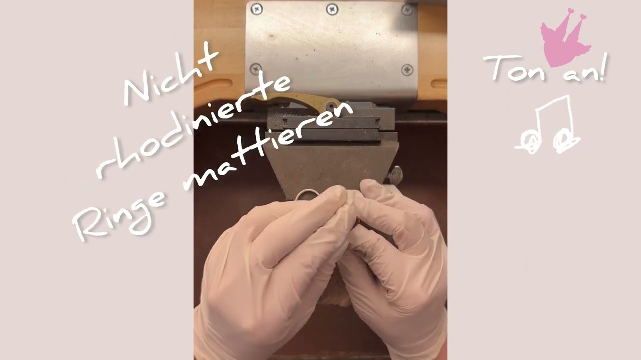 💍 Goldschmiede Hecken – So einfach lassen sich alte Trauringe mattieren!