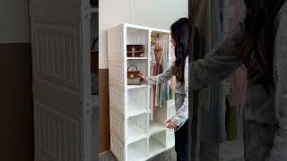 ANTBOX Foldable Wardrobe – Space-Saving, Minimalist Design for an Organized Bedroom!