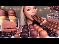 ASMR CHOCOLATE BUBBLE PARTY, HAAGEN DAZS, LINDT CHOCOLATE BALLS, BROOKSIDE, MALTESERS, MUKBANG 먹방