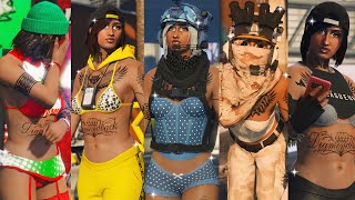 GTA V | 15 CUTE & SIMPLE GTA FEMALE OUTFITS 🌼