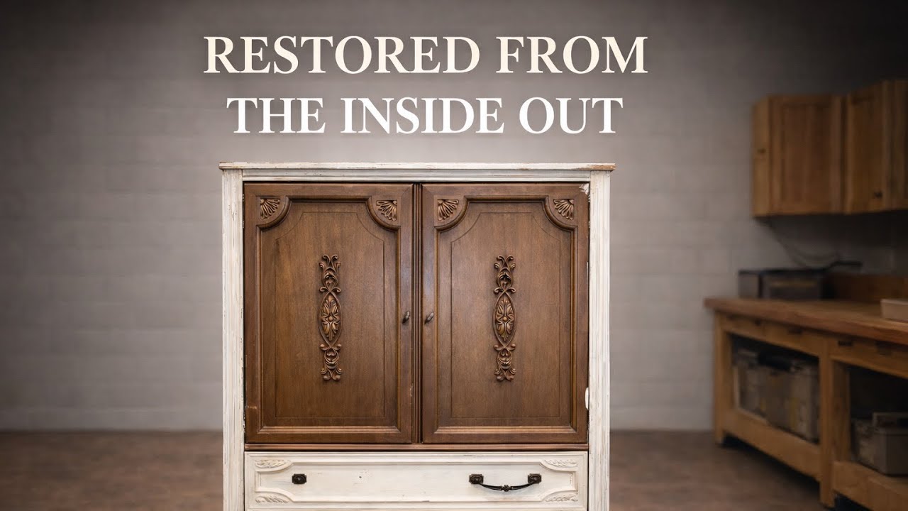 This cabinet was refinished & restored from the inside out | The Beaumont Heirloom Cabinet