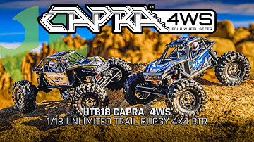 Axial Capra 4WS (4-Wheel Steering) RC Rock Crawler Demo - UTB18