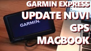 Garmin Nuvi GPS Software Update Apple Mac Macbook Pro