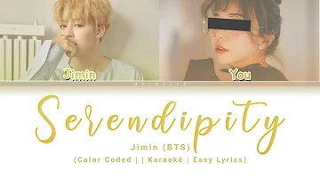 Jimin (BTS) - Serendipity | Karaokê duet with Jimin (Easy Lyrics)