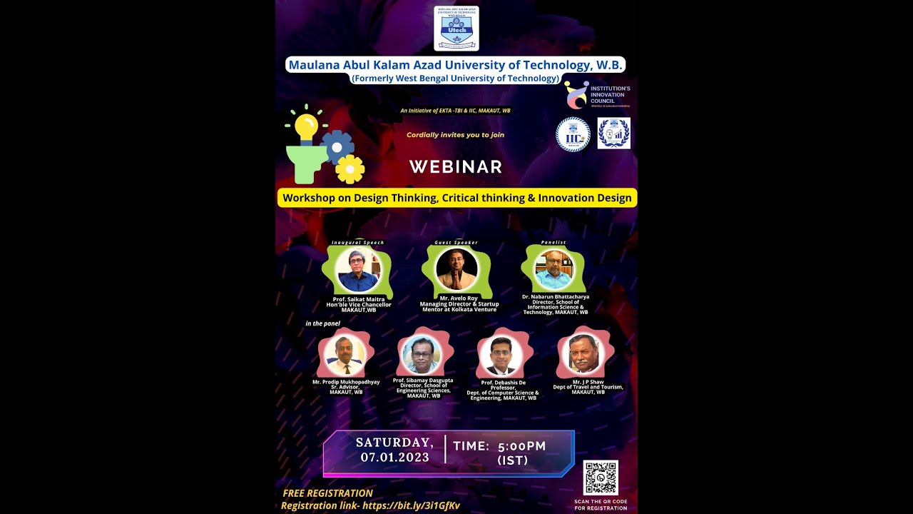 Workshop on Design Thinking, Critical thinking & Innovation Design ...