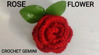 CrochetRoseFlower | गुलाब का फूल |Quick/ Easy Rose Tutorial in Hindi | Woolen Flower Making (2021)