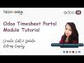 Odoo Portal Timesheet Tutorial - How to Enable Timesheet Access for Portal Users in Odoo 19