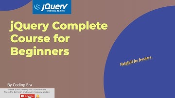jQuery Complete Course For Beginners | jQuery tutorials
