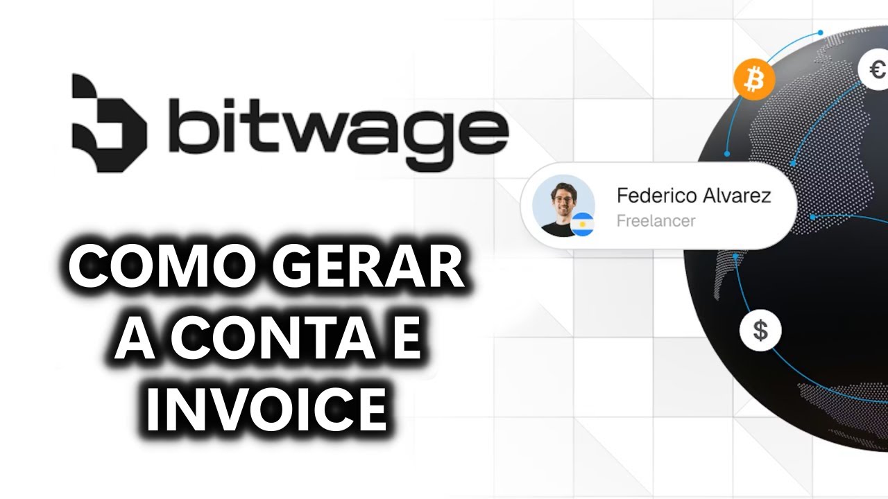Como gerar conta e invoice na Bitwage