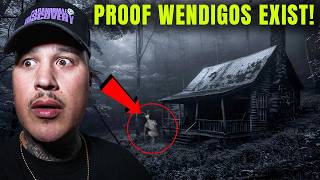 (IT WAS WATCHING OUR CABIN!) HUNTED by a WENDIGO in A HAUNTED GHOST TOWN