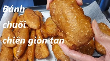 Chia Sẽ Bí Quyết Pha Bột Chuối Chiên Giòn Lâu, Dù Để Bánh Nguội Vẫn Giòn