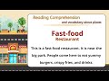 Learning Places and Activities Quiz