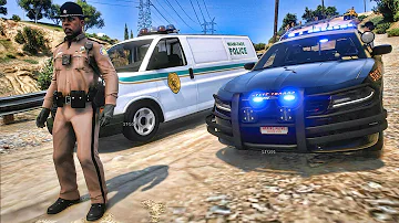 Playing GTA 5 As A POLICE OFFICER Highway Patrol| GTA 5 Lspdfr Mod| Live