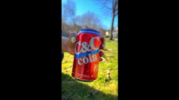 Get festive with a splash of C&C Cola – holiday vibes in every sip!  #calmdown #usa #shorts #short
