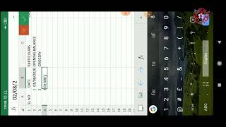 How to make daily expenses sheet using Excel app on android phone in hindi screenshot 2