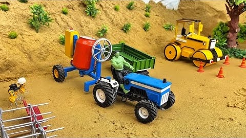 Mini Tractor Overloads Bridge Collapse Science Project to Build Strong MiniBridge