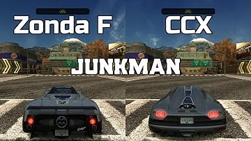 Pagani Zonda F vs Koenigsegg CCX - NFS MW Redux V3 - WHICH IS FASTEST ?
