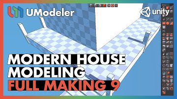 Modern House 9/11 - UModeler Full Making Video