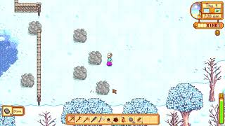 How to break Big Grey Rocks / Stones at your farm - Stardew Valley 1.4