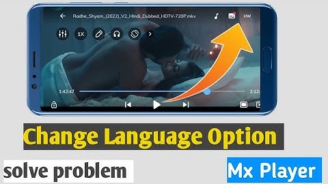 Mx player Not Show Language Change Option | Mx Player Not Show Audio Icon new update ||