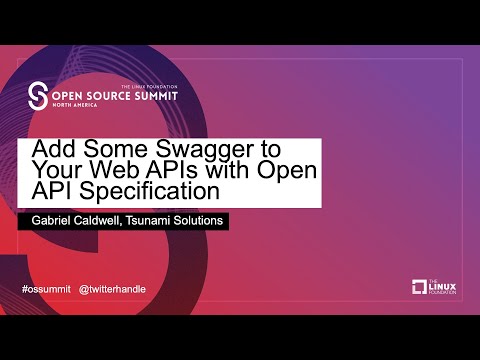 Add Some Swagger to Your Web APIs with Open API Specification - Gabriel Caldwell, Tsunami Solutions