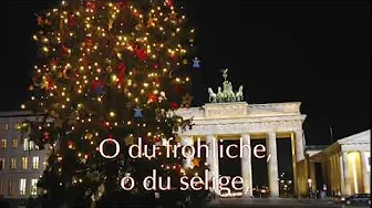 German hymn "O du fröhliche" ("Oh, how joyful") German hymn "O du fröhliche" ("Oh, how joyful")