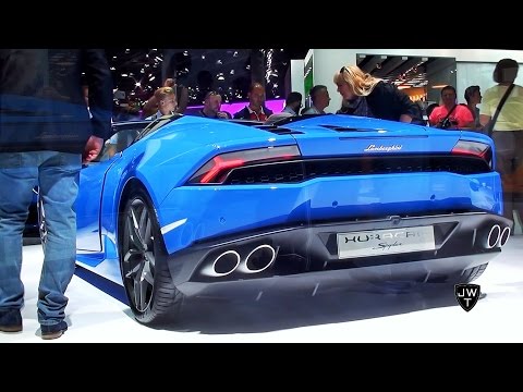 Brand New 2016 Lamborghini Huracán LP610-4 Spyder! - IAA Frankfurt 2015