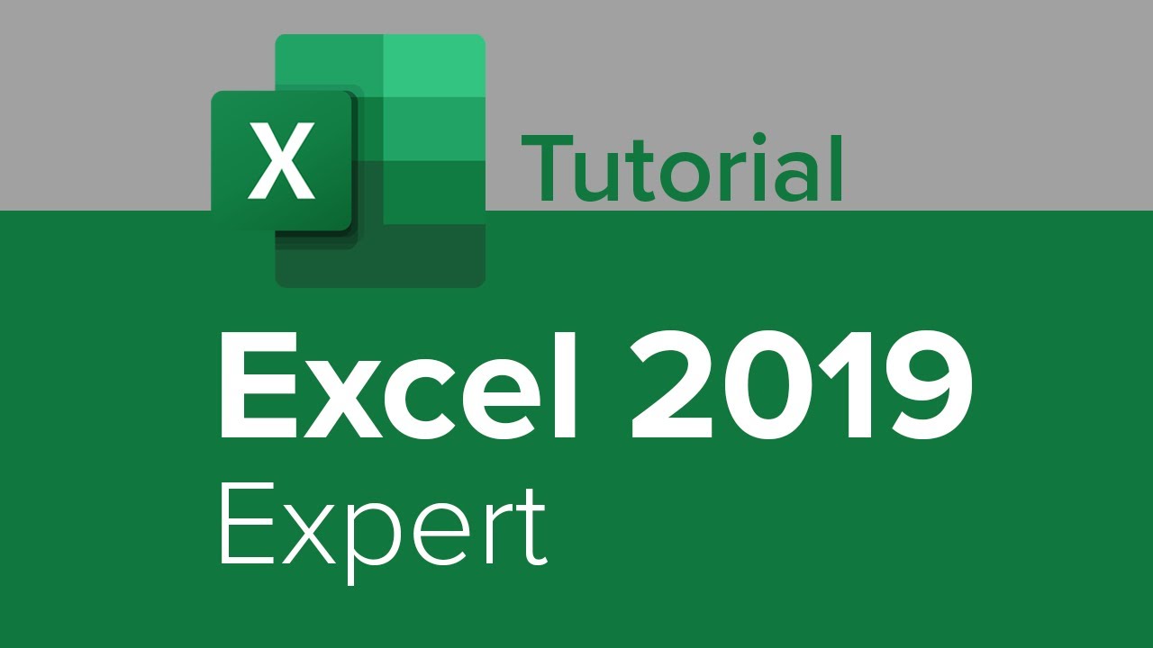 Update Excel 2019 Expert Tutorial