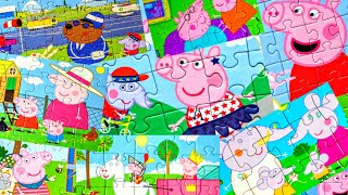 Peppa Pig puzzle and her friends! Funny moments in puzzles from the cartoon Peppa Pig