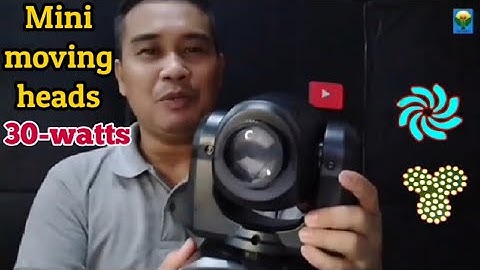 Moving heads 30-watts led, Review & demo w/shout-out |nja features